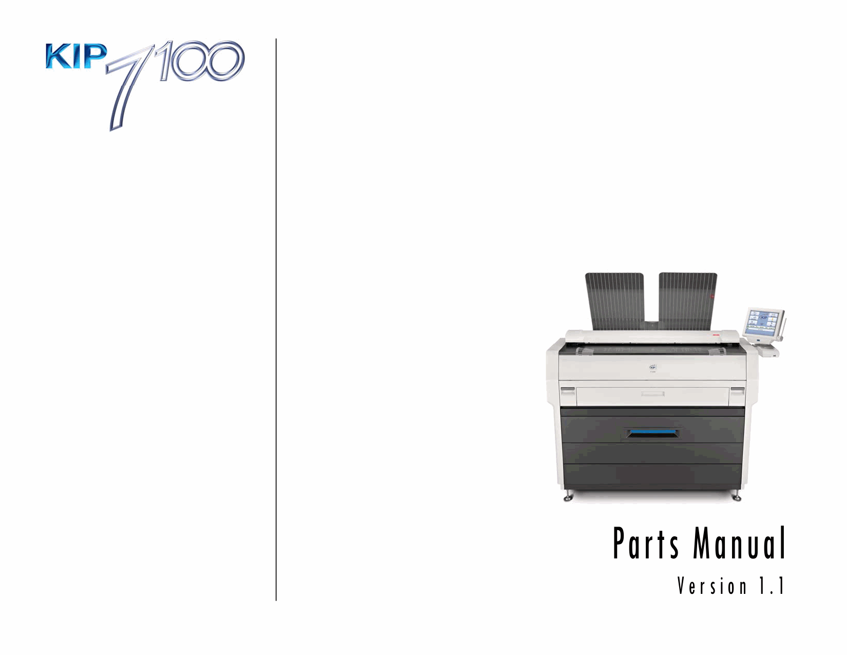 KIP 7100 Parts Manual-1